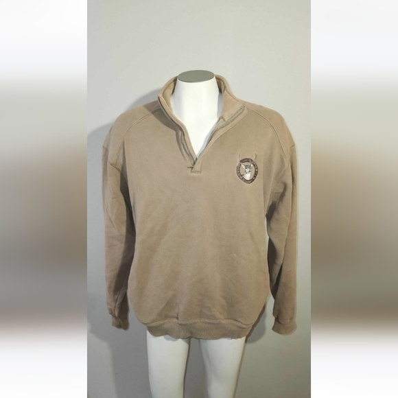 Columbia Hunting River Lodge 1/4 Zip Sweater Men's Size Large - Picture 2 of 6